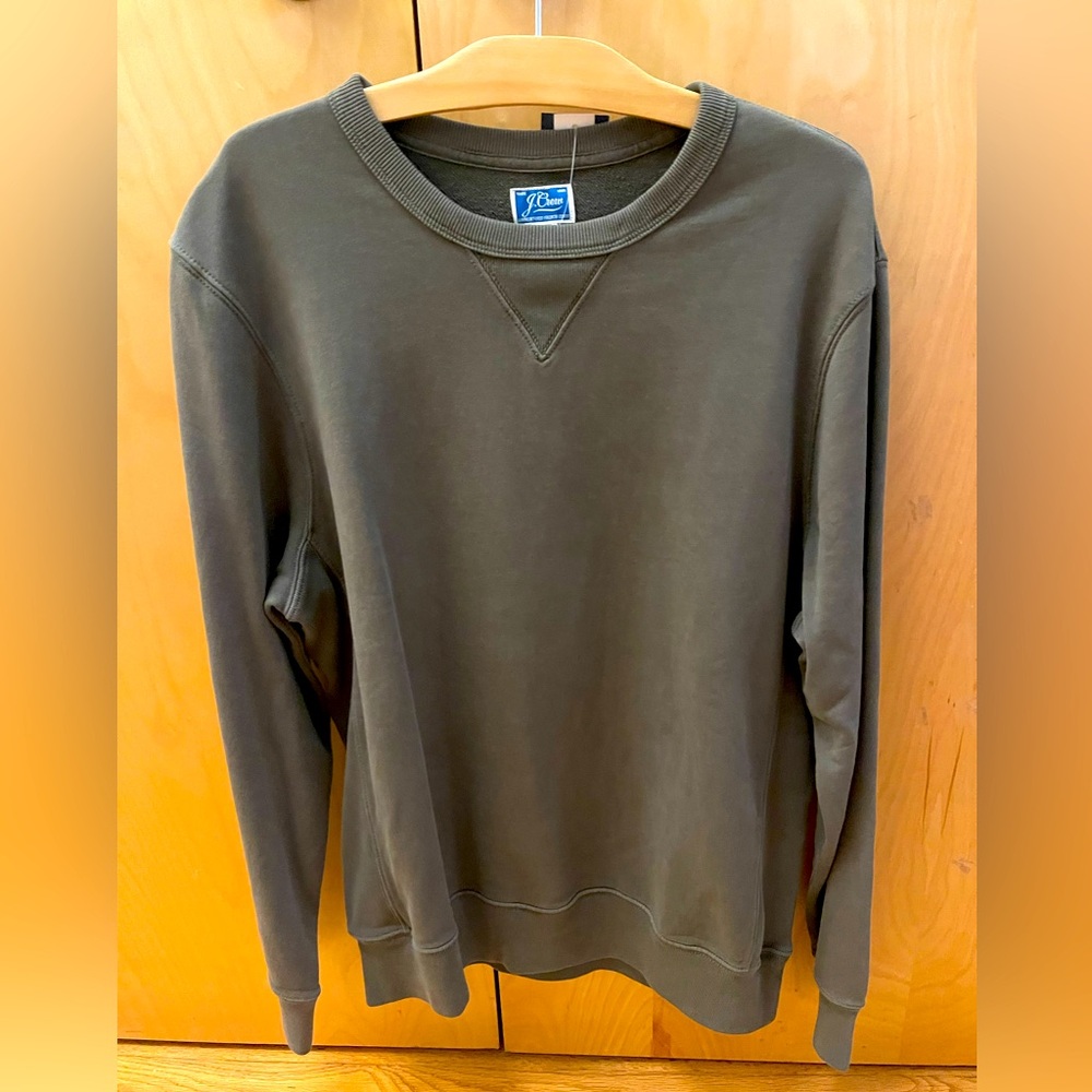 NEW Men’s JCrew Garment Dyed Sweatshirt